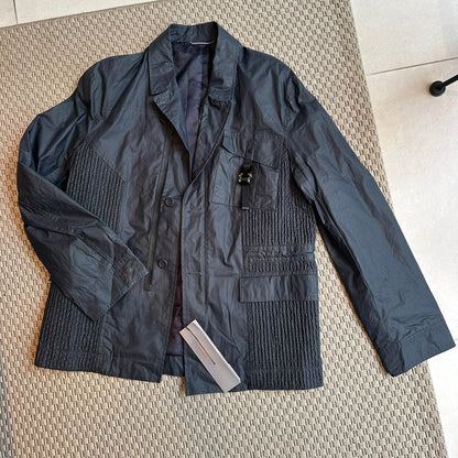 Dior Navy Woven CD Buckle Jacket, brand new in tags - Large