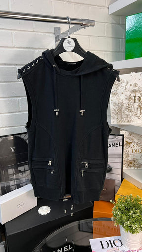 Balmain sales sleeveless hoodie