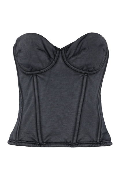 Balenciaga Washed Black Corset - Size 28/XS
