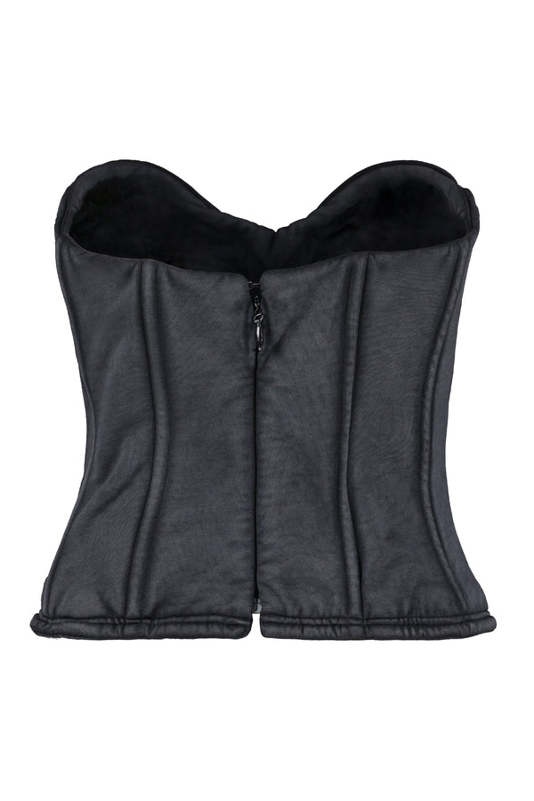 Balenciaga Washed Black Corset - Size 28/XS