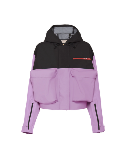 Prada Purple Linea Rossa Cropped Jacket - Medium