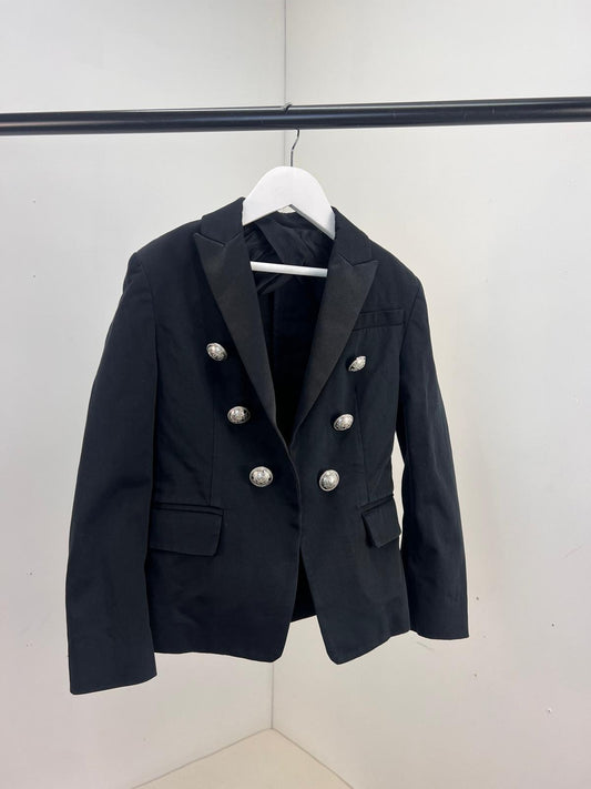 Kids Balmain Black And Silver Blazer - Age 8