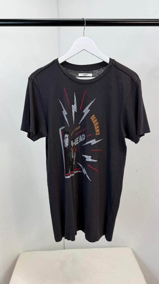 Isabel Marant grey dewel print tunic T-shirt - XS, Would Fit UK 8/10