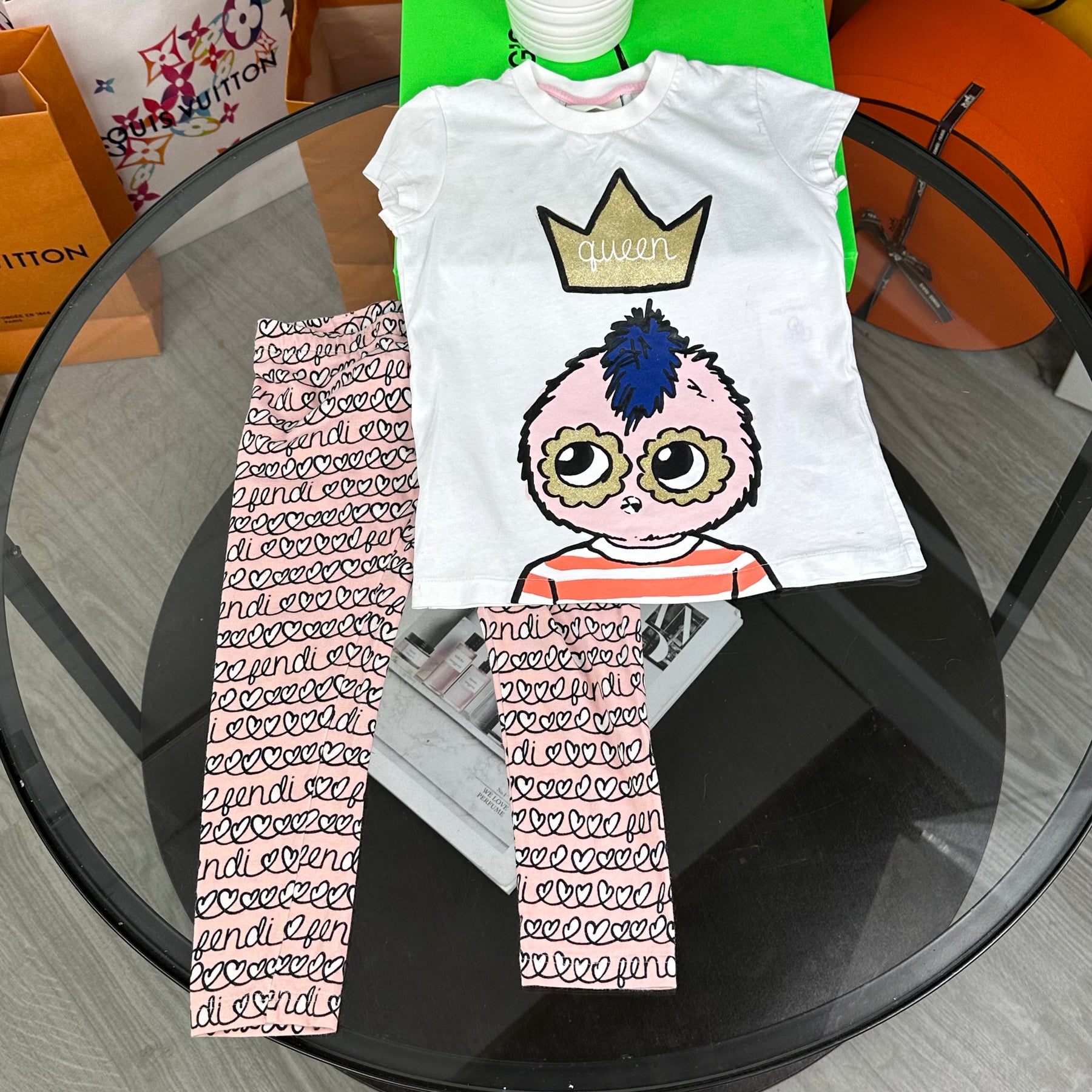 Fendi top clothing logo