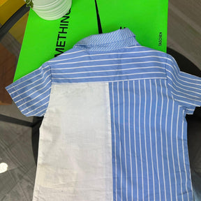 Fendi Kids White Polo Shirt & Brown FF Side Stripe Leggings