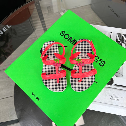 Kids Haviannas Pink Cherry Flipflop (EU27/28)