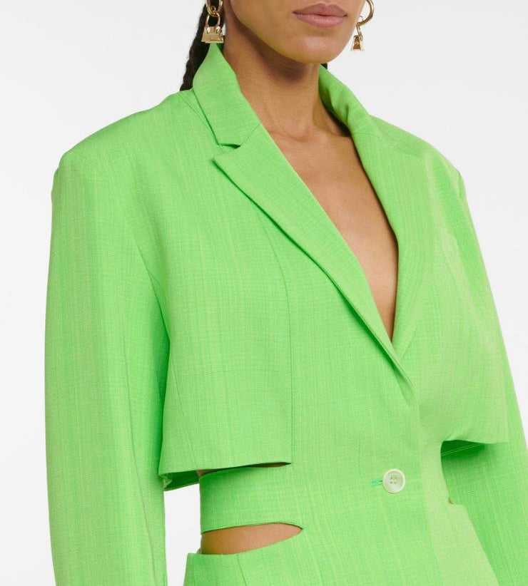 Jacquemes Bari Cut-Out Tailored Dress - UK XS Brand New In Tags