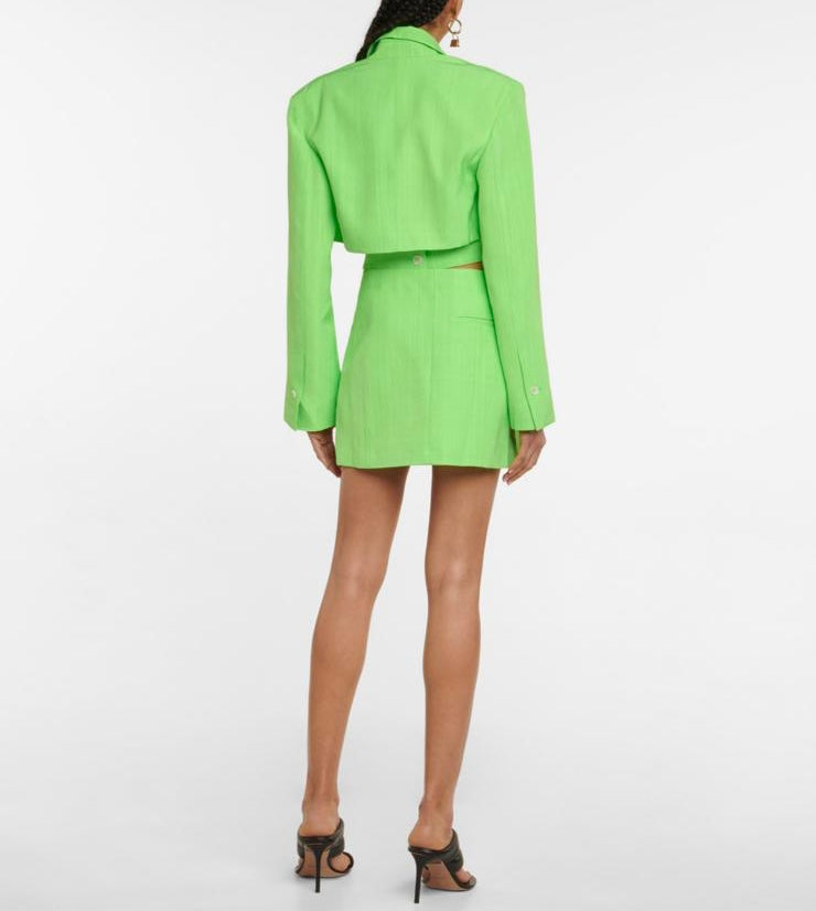 Jacquemes Bari Cut-Out Tailored Dress - UK XS Brand New In Tags