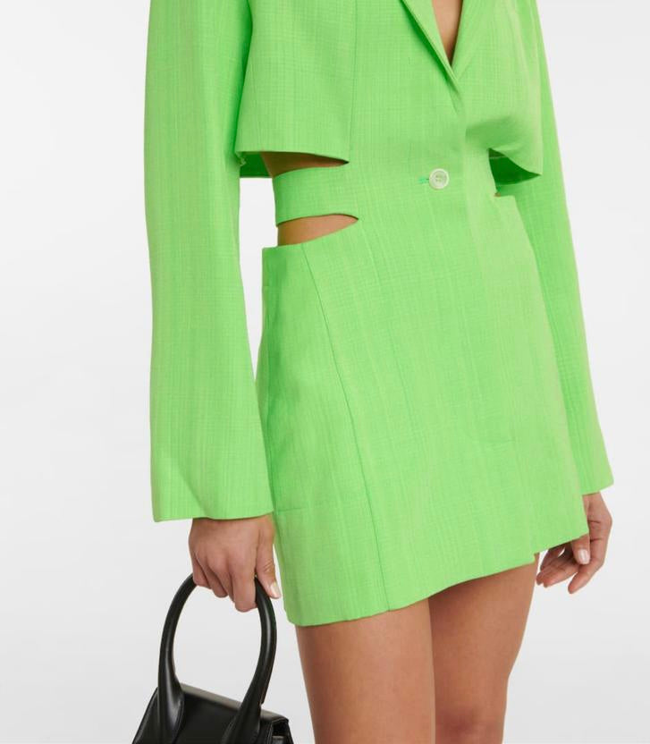 Jacquemes Bari Cut-Out Tailored Dress - UK XS Brand New In Tags